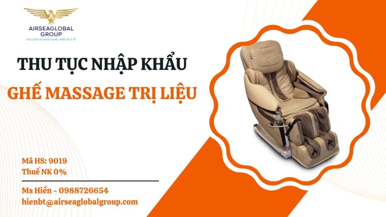 GHẾ MASSAGE TRỊ LIỆU