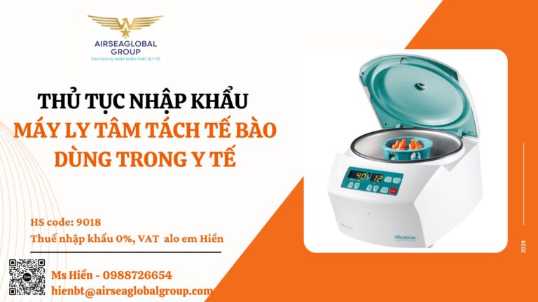 MÁY LY TÂM TÁCH TẾ BÀO DÙNG TRONG Y TẾ