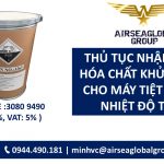 PHÔNG Powerpoint đăng WEB THỦ TỤC NHẬP KHẨU HÓA CHÁT KHỬ TRÙNG
