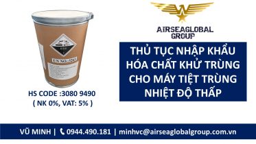 PHÔNG Powerpoint đăng WEB THỦ TỤC NHẬP KHẨU HÓA CHÁT KHỬ TRÙNG