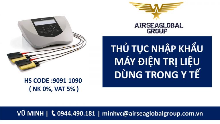 PHÔNG Powerpoint đăng WEB THỦ TỤC NHẬP KHẨU MÁY ĐIỆN TRỊ LIÊU