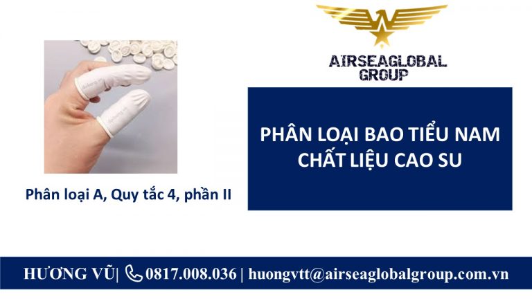 Phân loại bao tiểu nam cao su