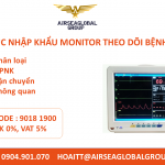 THỦ TỤC NHẬP KHẨU MONITOR THEO DÕI BỆNH NHÂN