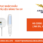 THỦ TỤC NHẬP KHẨU THIẾT BỊ TRỊ LIỆU BẰNG TIA UV