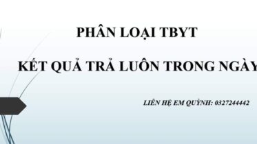 phân loại thiết bị y tế trong ngày