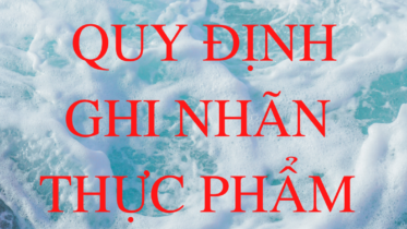 QUY ĐỊNH GHI NHÃN THỰC PHẨM CHỨC NĂNG!
