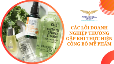 CÁC LỖI DOANH NGHIỆP THƯỜNG GẶP KHI THỰC HIỆN CÔNG BỐ MỸ PHẨM