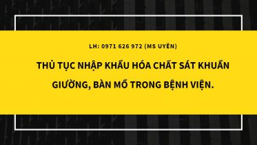 Hóa chất sát khuẩn giường