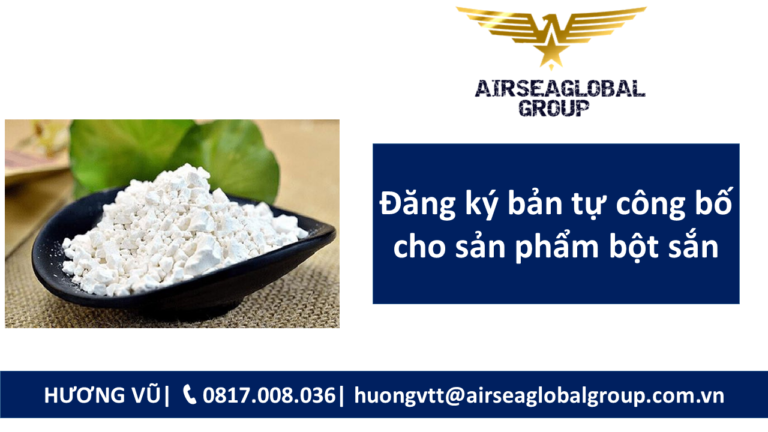 Đăng ký bản tự công bố cho sản phẩm bột sắn