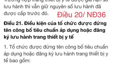 LƯU HÀNH THIẾT BỊ Y TẾ BCD CÓ GIÁ TRỊ TRONG BAO LÂU ?