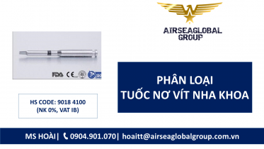 PHÂN LOẠI TUỐC NƠ VÍT NHA KHOA