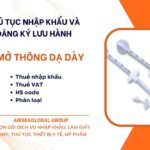 THỦ TỤC NHẬP KHẨU BỘ MỞ THÔNG DẠ DÀY
