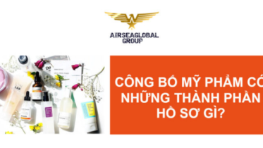 CÔNG BỐ MỸ PHẨM CÓ NHỮNG THÀNH PHẦN HỒ SƠ GÌ?