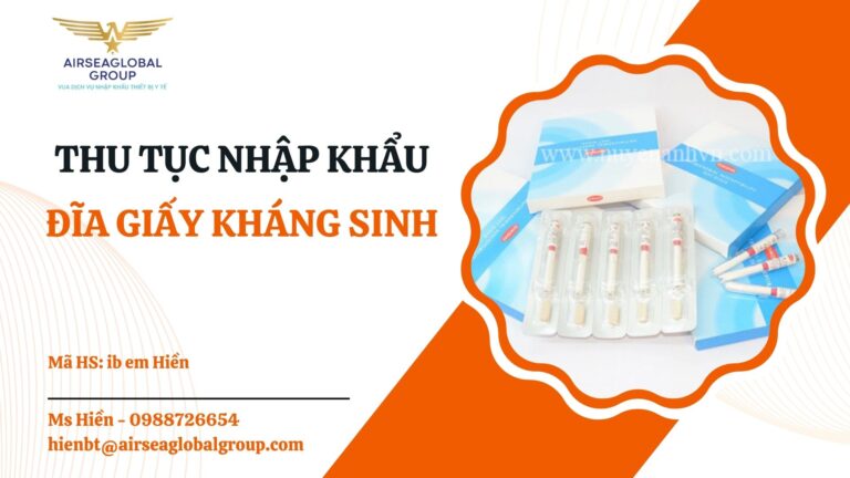 ĐĨA GIẤY KHÁNG SINH