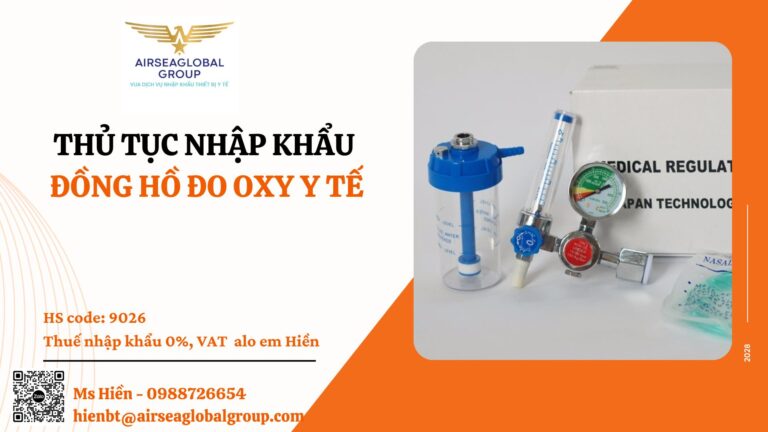 ĐỒNG HỒ ĐO OXY Y TẾ