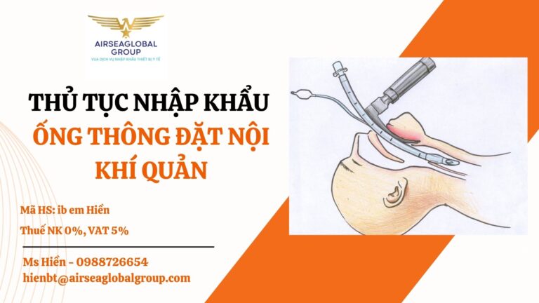 ống thông đặt nội khí quản