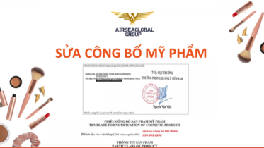 THỦ TỤC SỬA CÔNG BỐ MỸ PHẨM