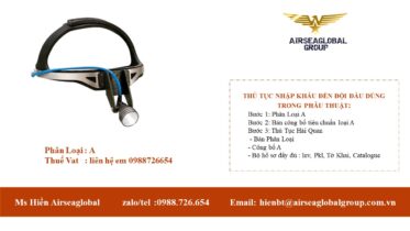 đèn đội đầu dùng trong phẫu thuật