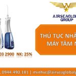 THỦ TỤC NHẬP KHẨU MÁY TĂM NƯỚC