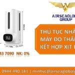 MÁY ĐO THÂN NHIỆT KẾT HỢP XỊT RỬA TAY