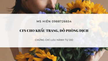CFS - Chứng chỉ lưu hành tự do