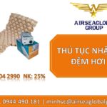 THỦ TỤC NHẬP KHẨU ĐỆM HƠI Y TẾ