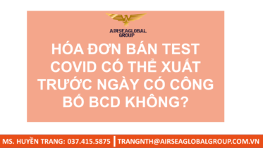 hóa đơn test covid