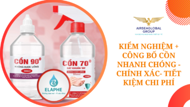 KIỂM NGHIỆM + CÔNG BỐ CỒN NHANH CHÓNG - CHÍNH XÁC- TIẾT KIỆM CHI PHÍ
