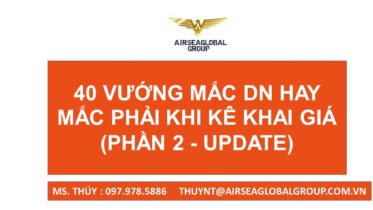 40 vướng mắc kê khai giá