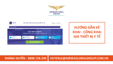 CÔNG KÊ KHAI GIÁ