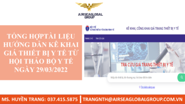 KÊ KHAI GIÁ TỔNG HỢP