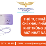 THỦ TỤC NHẬP KHẨU CHỈ KHÂU PHẪU THUẬT KHỬ TRÙNG LIỀN KIM MỚI NHẤT NĂM 2022 - MS LINH ĐAN 0973.189.870