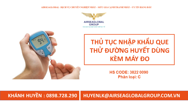 QUE THỬ ĐƯỜNG HUYẾT