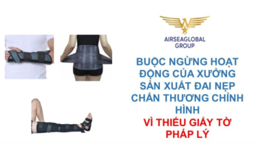 THỦ TỤC SẢN XUẤT ĐAI NẸP CHẤN THƯƠNG CHỈNH HÌNH