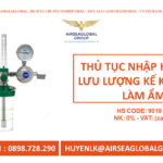 BỘ LƯU LƯỢNG KẾ KÈM BÌNH LÀM ẨM