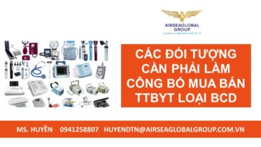 CÁC ĐỐI TƯỢNG CẦN PHẢI LÀM CÔNG BỐ MUA BÁN TTBYT