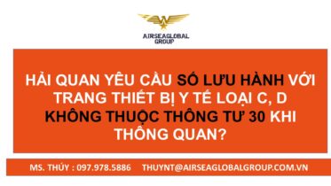 HQUAN YÊU CẦU SỐ LƯU HÀNH HÀNG KO THUỘC 30