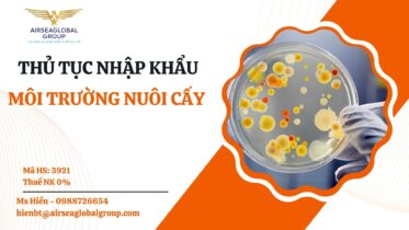 MÔI TRƯỜNG NUÔI CẤY