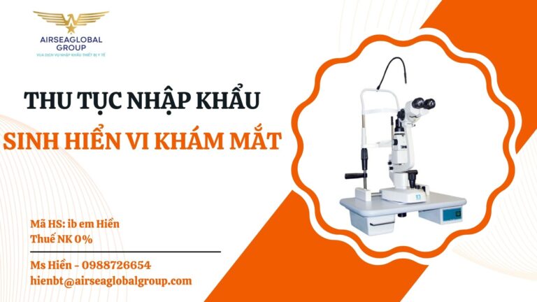 SINH HIỂN VI KHÁM MẮT