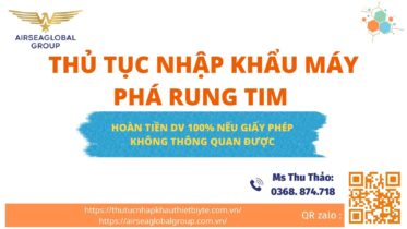 THỦ TỤC NHẬP KHẨU MÁY PHÁ RUNG TIM