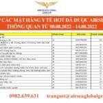 tổng hợp thủ tục tuần 2 tháng 8