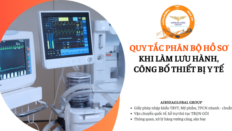 QUY TẮC PHÂN NHÓM TRANG THIẾT BỊ Y TẾ