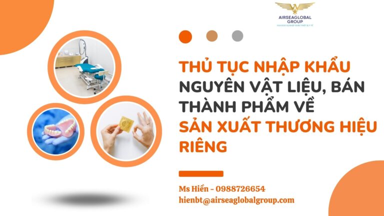 nhập nl về sản xuất