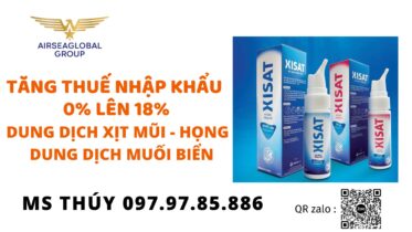 THUẾ DUNG DỊCH XỊT MŨI