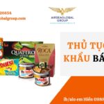 thủ tục nhập khẩu Bánh kẹo