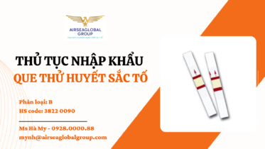 que thử huyết sắc tố
